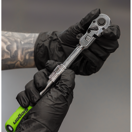 Siegen Extendable Flexi-Head Ratchet Wrench Set 3pc - SE-S01297