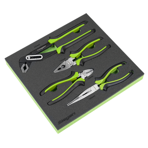 Siegen Comfort Grip Pliers Set 4pc - SE-S01298