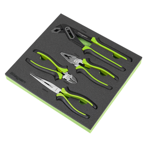 Siegen Comfort Grip Pliers Set 4pc - SE-S01298