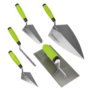 Siegen Trowel Set with Soft Grip Handle 5pc - SE-S01300