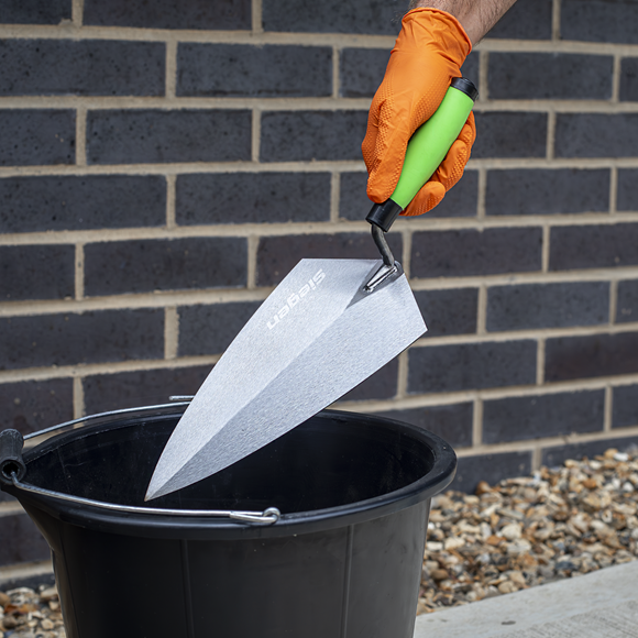 Siegen Philadelphia Pattern Brick Trowel with Soft Grip Handle 280mm - SE-S01304