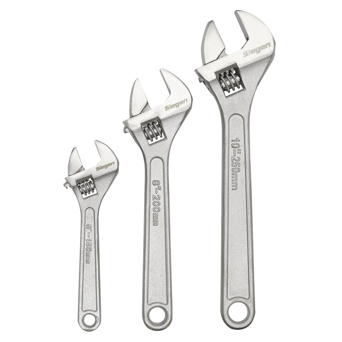 Adjustable Wrench Set 3pc 150, 200 & 250mm - S0448 - Farming Parts