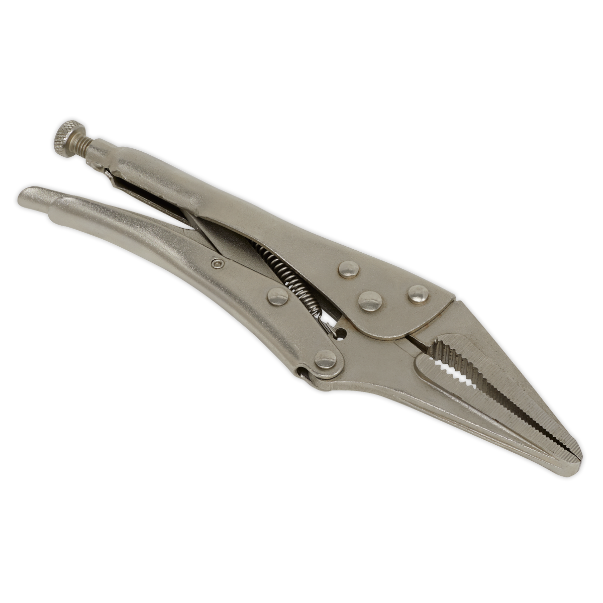 Locking Pliers Long Nose 225mm - S0462 - Farming Parts