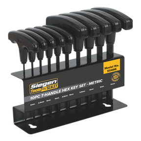 Hex Key Set 10pc T-Handle - Metric - S0466 - Farming Parts