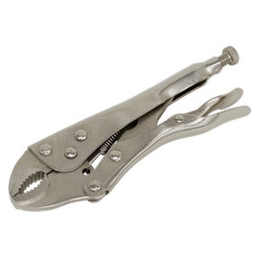 Locking Pliers 175mm Curved Jaw - S0486 - Farming Parts