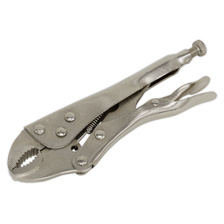 Locking Pliers 175mm Curved Jaw - S0486 - Farming Parts