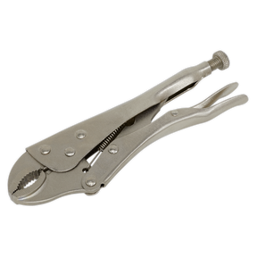 Locking Pliers 215mm Curved Jaw - S0487 - Farming Parts