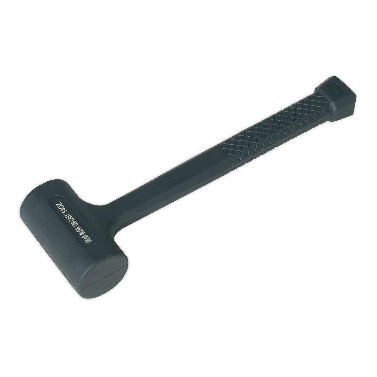 The Dead Blow Hammer 1lb - S0541 from Sealey features a textured handle and shot-loaded head, making it ideal for non-marring and gentle impact tasks, and is part of the quality tools offered by the brand.