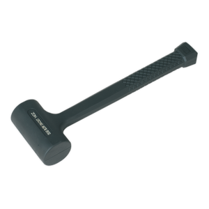 The Dead Blow Hammer 1lb - S0541 from Sealey features a textured handle and shot-loaded head, making it ideal for non-marring and gentle impact tasks, and is part of the quality tools offered by the brand.