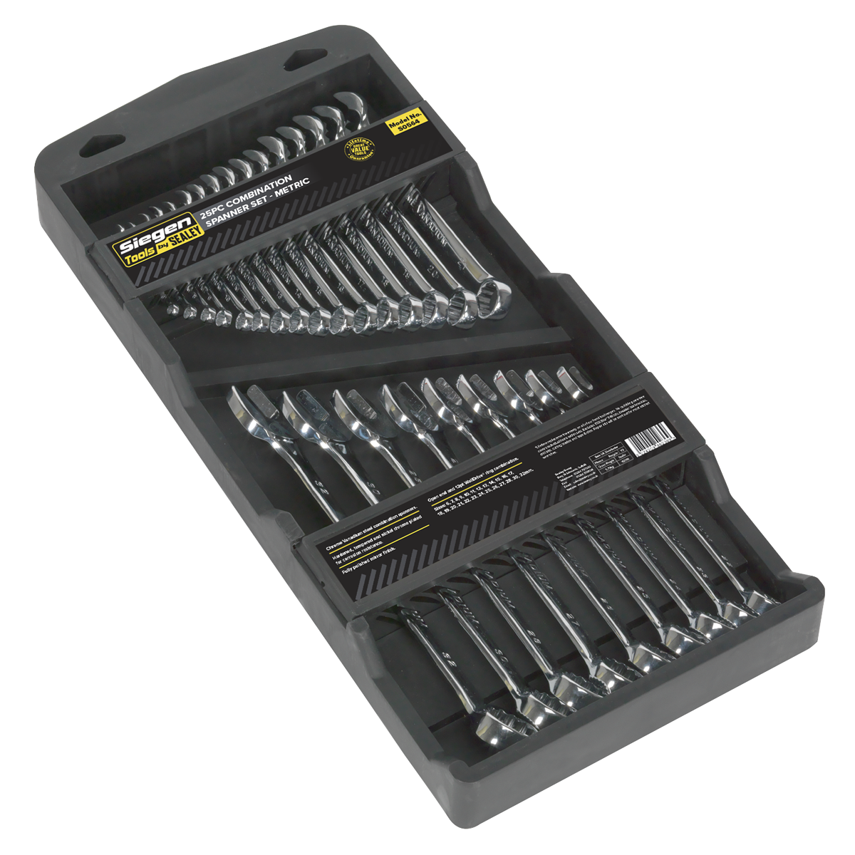 Combination Spanner Set 25pc Metric - S0564 - Farming Parts