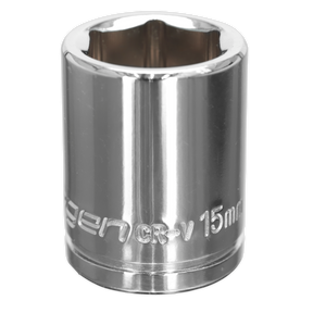 WallDrive® Socket 15mm 3/8"Sq Drive - S0582 - Farming Parts