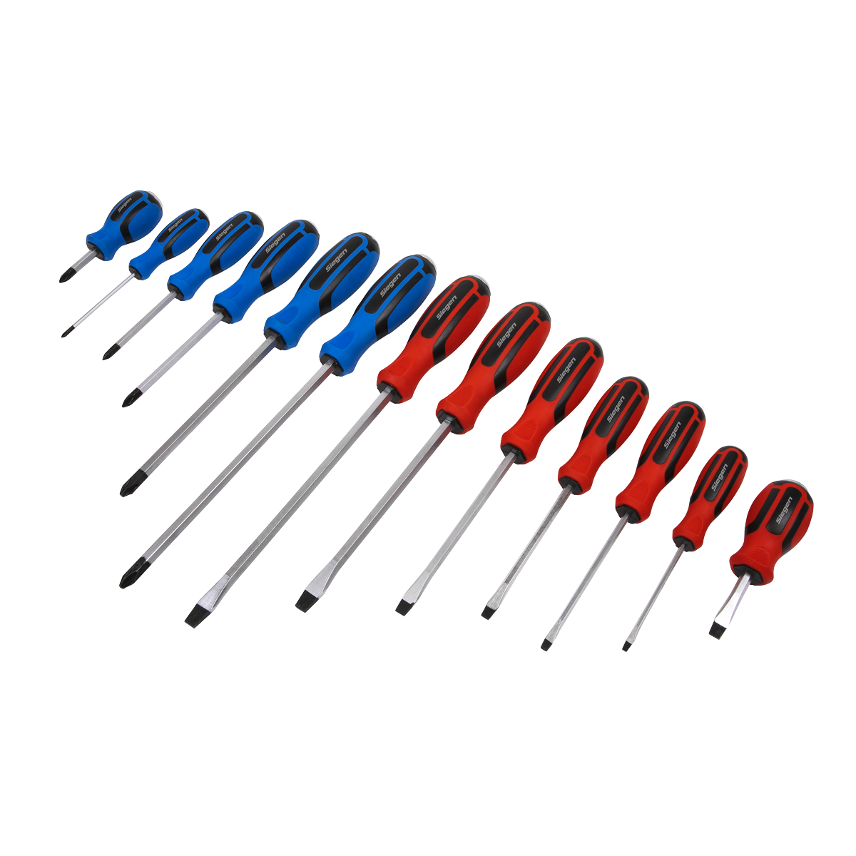 Screwdriver Set 13pc Hammer-Thru - S0754 - Farming Parts