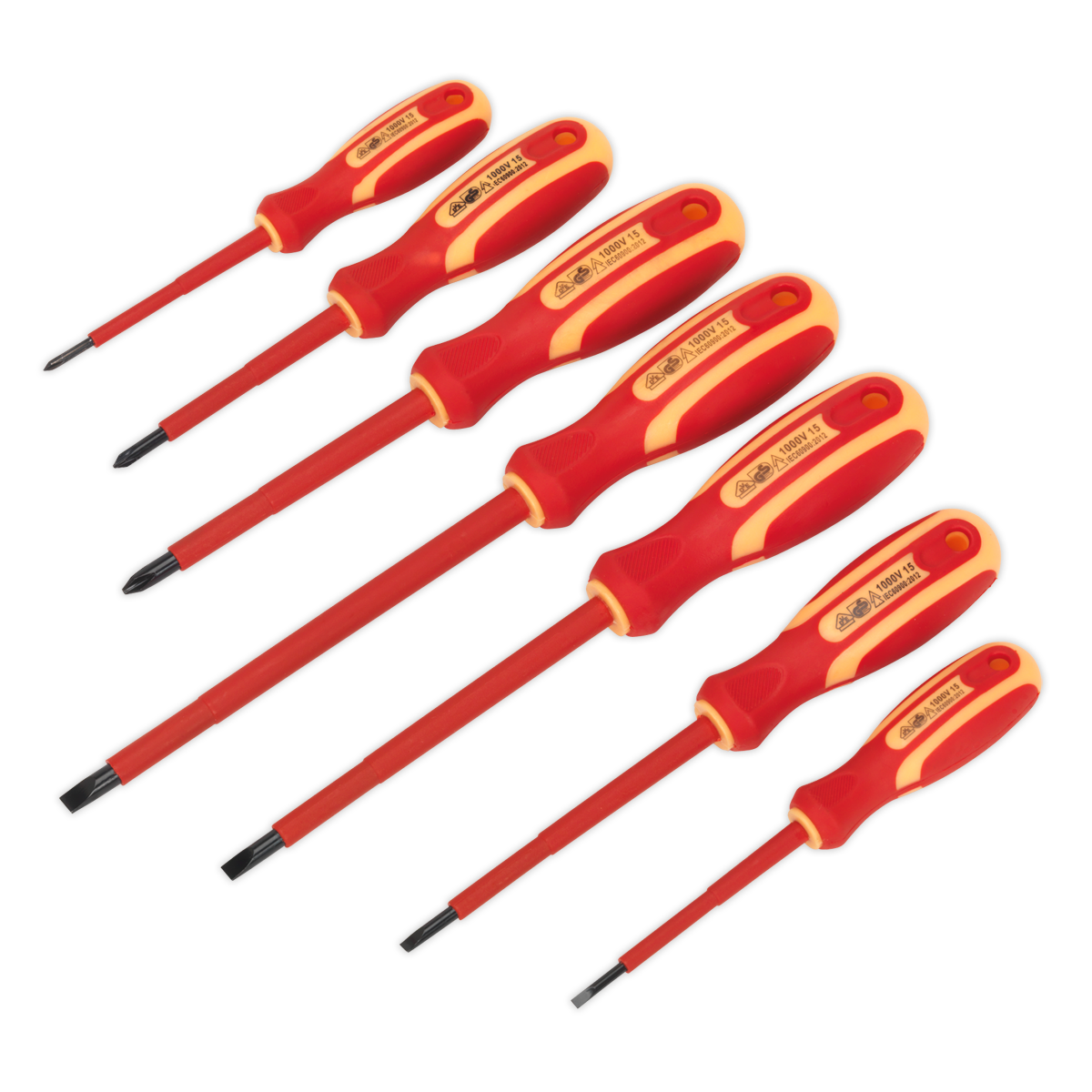 Screwdriver Set 7pc Electrician's VDE Approved - S0756 - Farming Parts