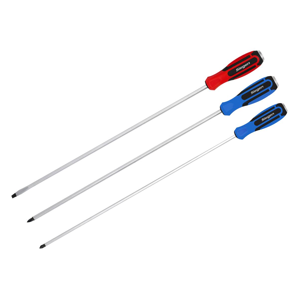 Extra-Long Hammer-Thru Screwdriver Set 3pc - S0843 - Farming Parts