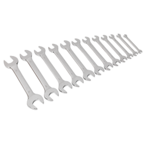 Double Open-End Spanner Set 12pc Metric - S0849 - Farming Parts