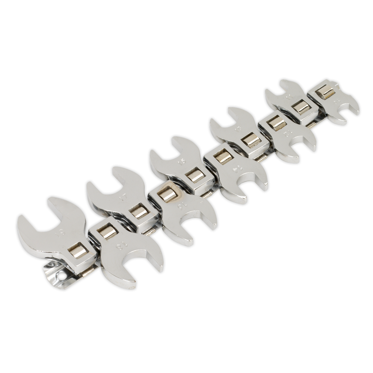 Crow's Foot Open-End Spanner Set 10pc 3/8"Sq Drive Metric - S0866 - Farming Parts