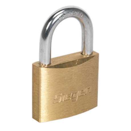 Brass Body Padlock with Brass Cylinder 40mm - S0987 - Farming Parts
