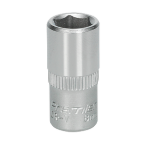 WallDrive® Socket 8mm 1/4"Sq Drive - S1408 - Farming Parts