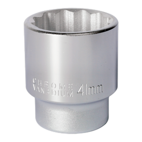 A Sealey WallDrive® Socket 41mm 3/4"Sq Drive - S34/41 featuring a durable 12-point design.
