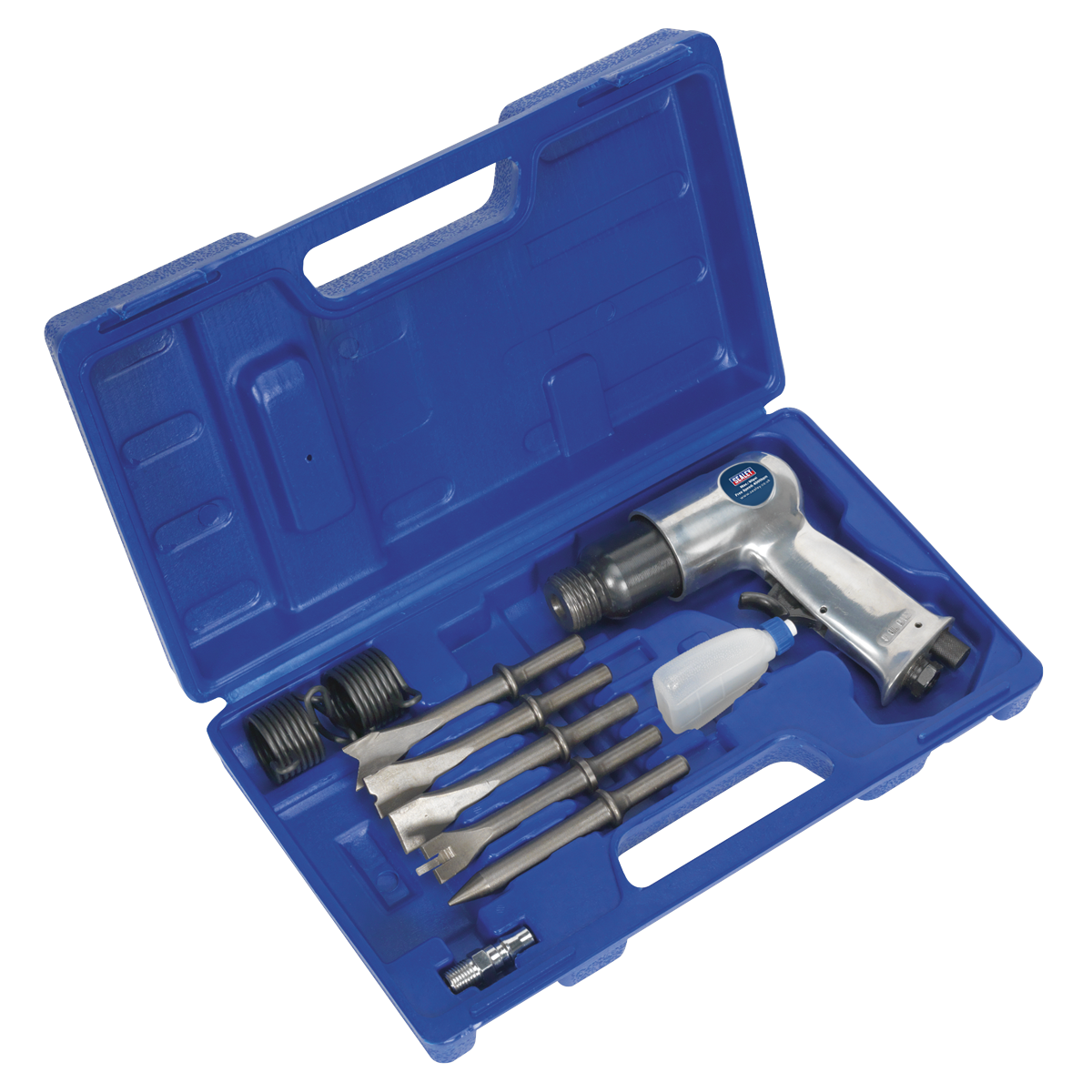 Air Hammer Kit with Chisels Medium Stroke - SA12/S - Farming Parts