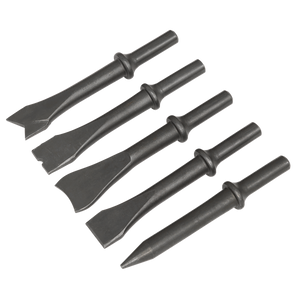 Sealey | Air Hammer Chisel Set 120mm 5pc - SA12C