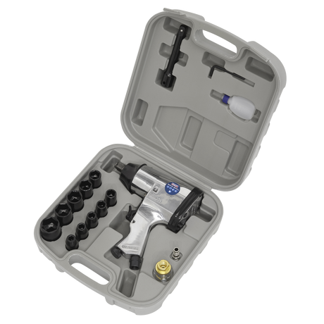 Air Impact Wrench Kit with Sockets 1/2"Sq Drive - SA2/TS - Farming Parts