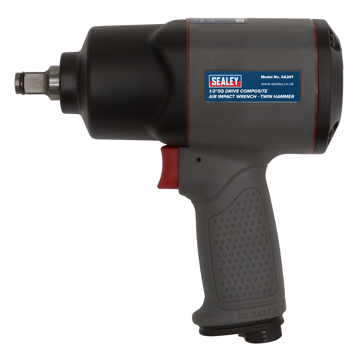 Air Impact Wrench 1/2"Sq Drive Composite - Twin Hammer - SA201 - Farming Parts