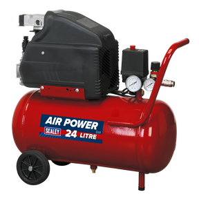 Air Compressor 24L Direct Drive 1.5hp - SA2415 - Farming Parts