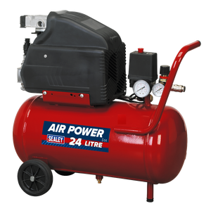 Air Compressor 24L Direct Drive 1.5hp - SA2415 - Farming Parts