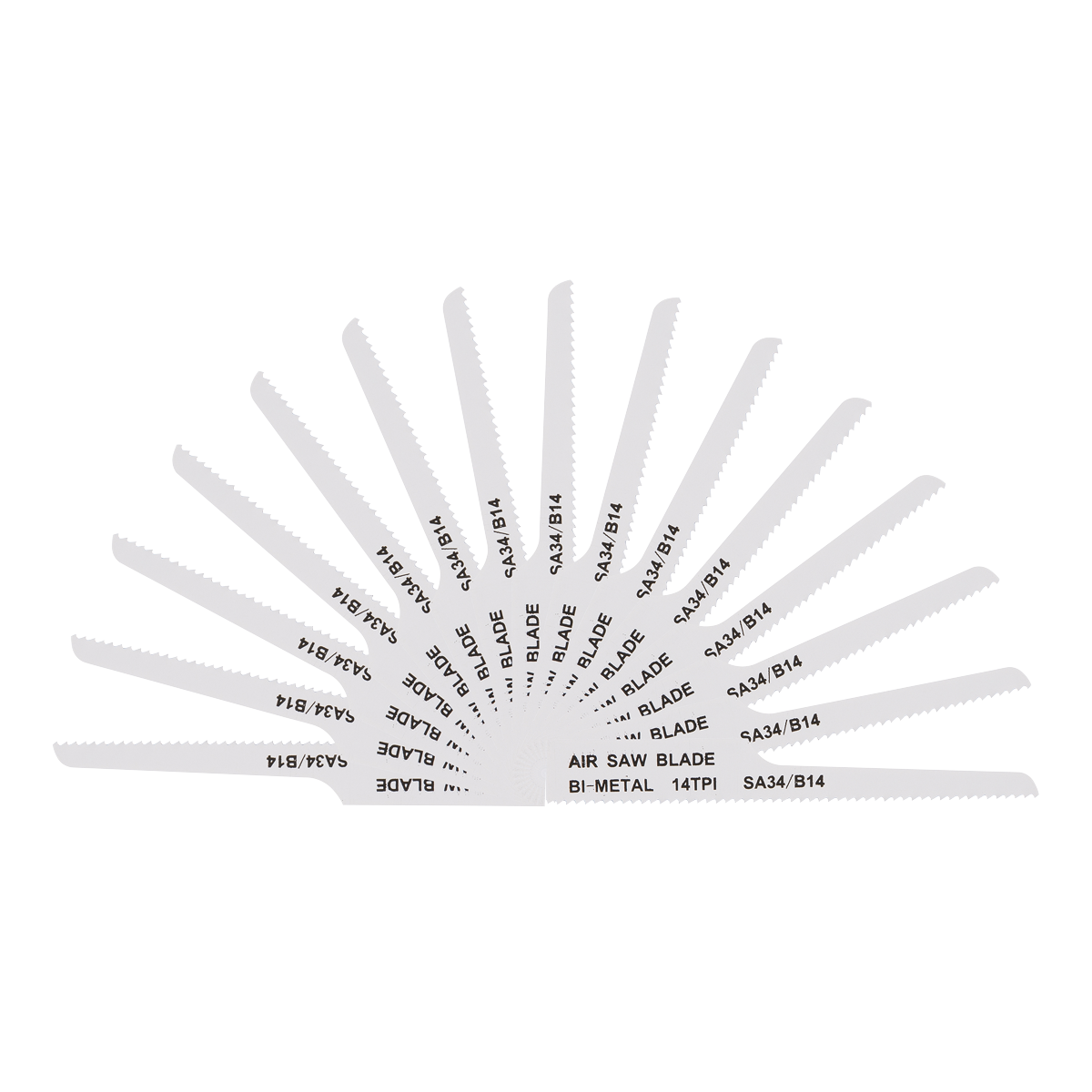 Air Saw Blade 14tpi - Pack of 15 - SA34/B1415 - Farming Parts