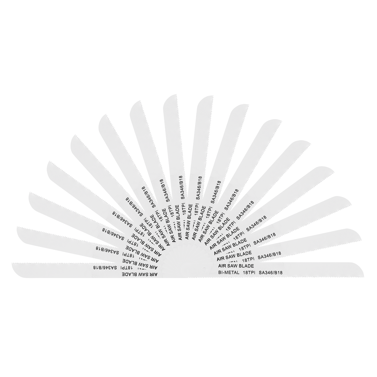 Air Saw Blade 18tpi - Pack of 15 - SA346/B1815 - Farming Parts