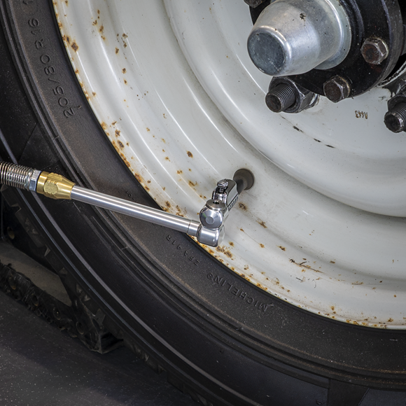 Clip-On Connector for Tyre Inflators Swivel Head - SE-SA360