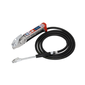 Tyre Inflator 2.5m Hose with Twin Clip-On Connector - SA37/95 - Farming Parts