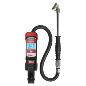 Premier Anodised Digital Tyre Inflator with Twin Push-On Connector - SA37/96B - Farming Parts