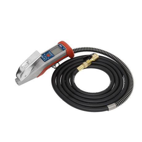 Digital Tyre Inflator 2.7m Hose with Clip-On Connector - SA375 - Farming Parts