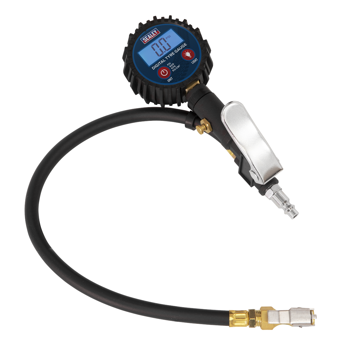 Digital Tyre Inflator with Clip-On Connector - SA400 - Farming Parts