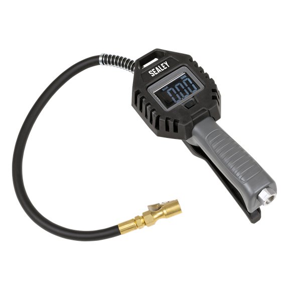 Digital Tyre Inflator with Clip-On Connector Rechargeable - SE-SA500