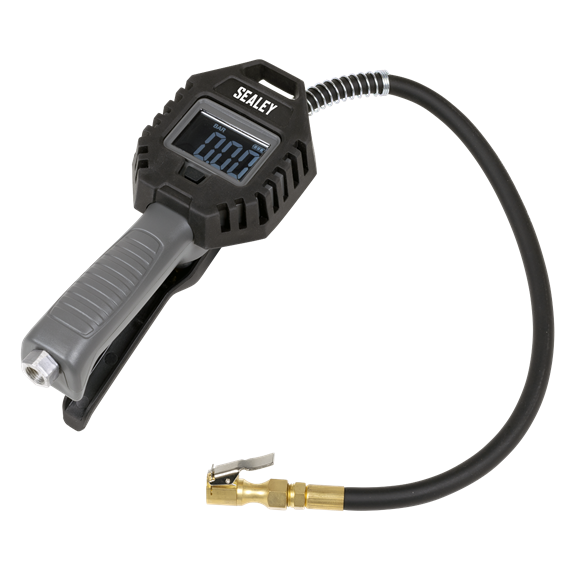 Digital Tyre Inflator with Clip-On Connector Rechargeable - SE-SA500