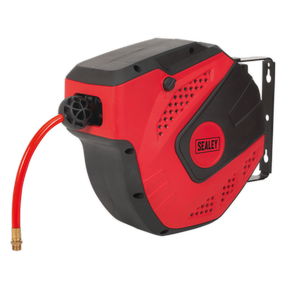 Air Hose Reel Auto-Rewind Control 10m Ø8mm ID - PU Hose - SA821 - Farming Parts