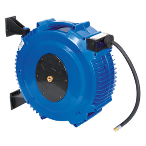 Retractable Air Hose Reel 20m Ø10mm ID Rubber Hose - SA88 - Farming Parts