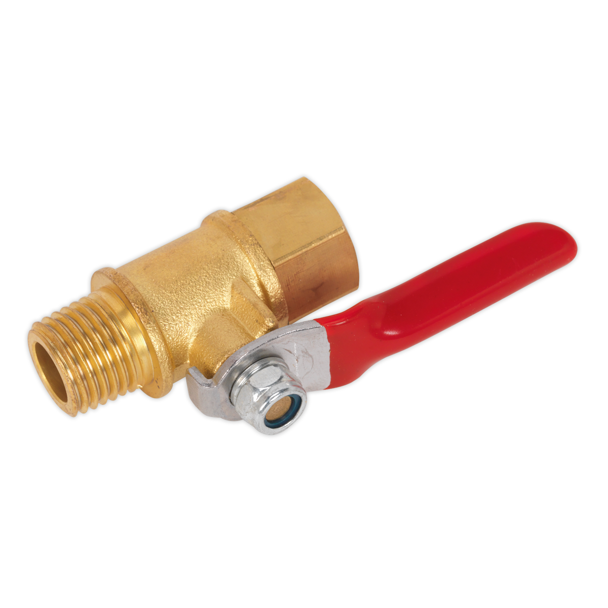 Lever Ball Valve 1/4"BSPT (M) x 1/4"BSP (F) - SA906 - Farming Parts