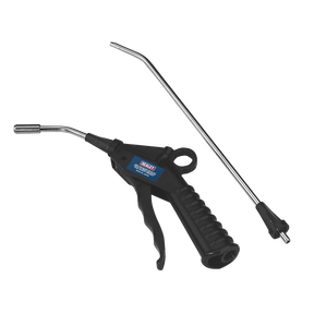 Air Blow Gun Kit 4pc with 1/4"BSP Air Inlet & Safety Nozzle - SA914 - Farming Parts