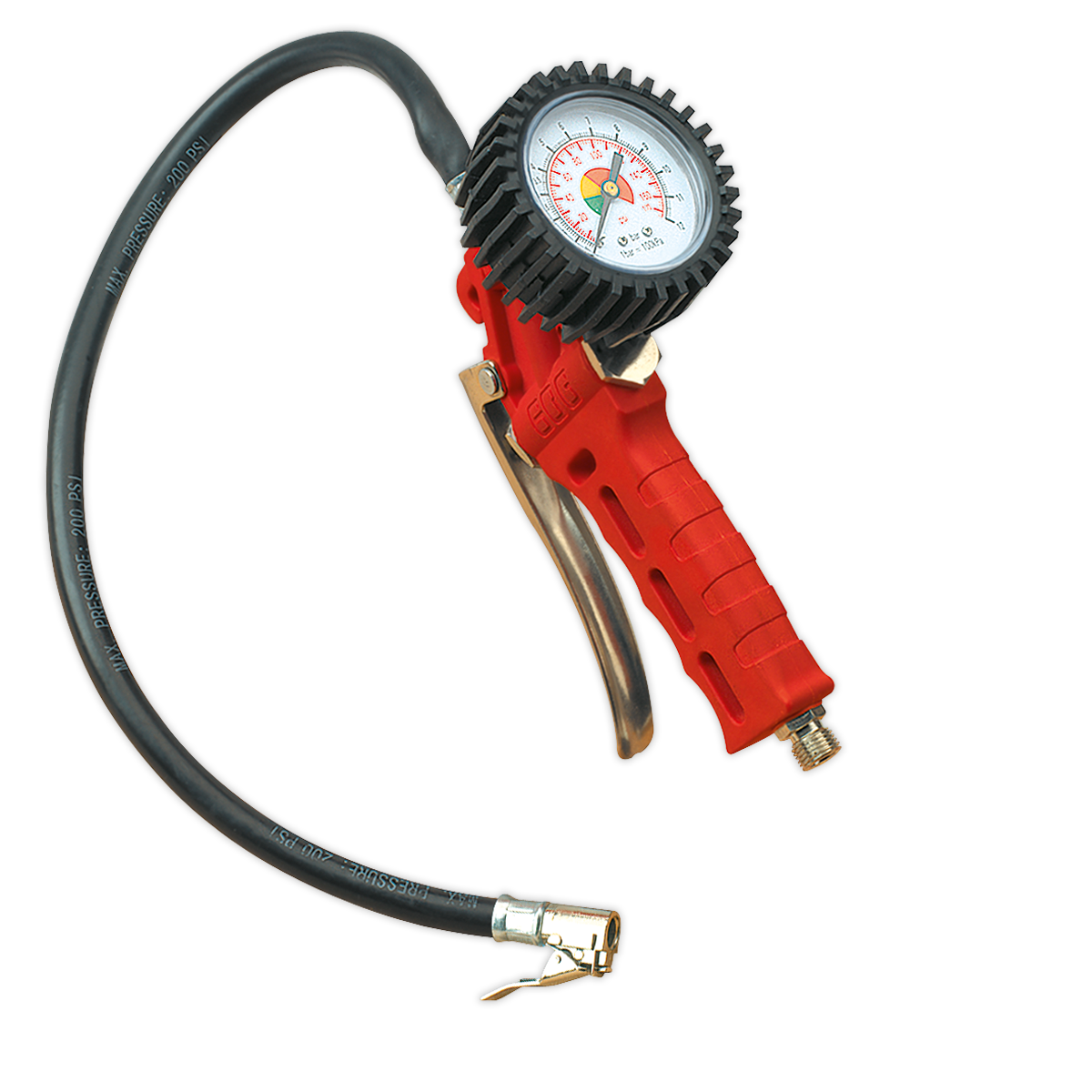 Tyre Inflator with Clip-On Connector - SA9302 - Farming Parts