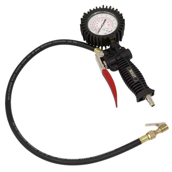 Tyre Inflator with Clip-On Connector - SE-SA9304