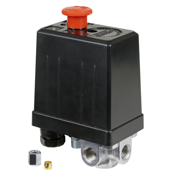 Pressure Switch with 4 x 1/4" Ports 6-8bar - SE-SAC03PS
