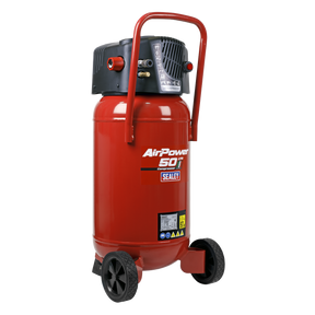 Compressor 50L Belt Drive 2hp Oil-Free - SAC05020 - Farming Parts