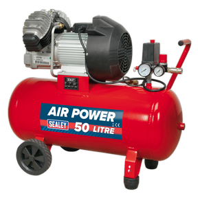 Air Compressor 50L V-Twin Direct Drive 3hp - SAC05030 - Farming Parts