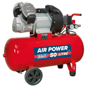 Air Compressor 50L V-Twin Direct Drive 3hp - SAC05030 - Farming Parts