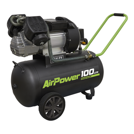 Air Compressor 100L V-Twin Direct Drive 3hp - SAC10030VE - Farming Parts
