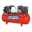 Air Compressor 270L Belt Drive 2 x 3hp with Cast Cylinders - SAC1276B - Farming Parts
